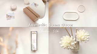 Aesthetic Room Decor under 50K | Shopee Haul