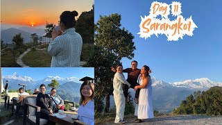 Sarangkot- Last Day Of Mustang Trip! Amazing Sunrise With Clear Mountain Range View!