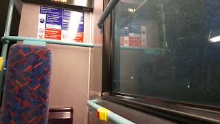 * FAST DRIVER * Journey on DLR REPLACEMENT BUS | Suvillian Buses Enviro 400