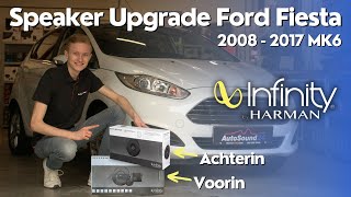 Infinity Speaker Upgrade Ford Fiesta MK6 - Installatie Componenten Set Voordeur + Coaxiaal Achterin