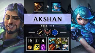 Akshan Mid vs Gwen: Triple Kill, Legendary - EUW Grandmaster Patch 14.21