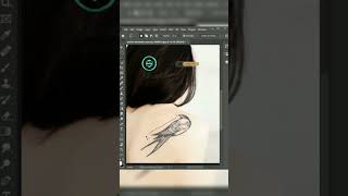 Remove tattoo very easy in photoshop #shorts