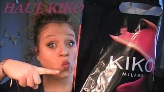 [ HAUL ] KIKO !!! 3 produiits achetés / 3 produits gratuits !!