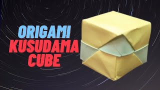 How To Make an Easy Origami Kusudama Cube