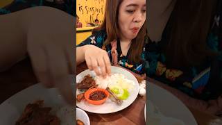 Mama Makan Ayam Goreng Kangkung Bakar, Mari Makan Om Tante ☺️ #shorts