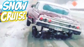 Lowriders Cruise in the Snow | Sand Hopping