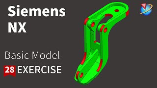 Siemens NX Tutorial for beginners,basic model exercise -28