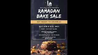 Ramadan Bake Sale 2021