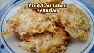 Tips Menggoreng Bakwan Sayur Agar Kriuk Tahan Lama‼️