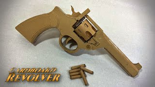 【工作】ダンボールでリボルバーつくってみた　No.2　How To Make Cardboard Gun