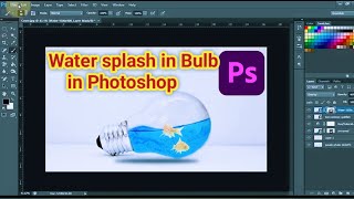 Water Splash in Bulb / Photoshop Tutorial