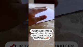 Lista de participantes do Ritual