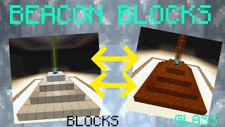 Beacon Blocks | Base and Glass (Mcreator 2021.1)