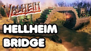 Building Hellheim Bridge - Valheim bridge build