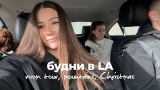 Vlog | Будни эмигрантов в Лос Анджелесе. Квартира в Голливуде, горы и Рождество.