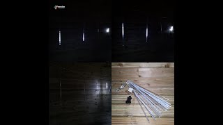 Imitation snowing effect LED Christmas Light Tubes (15 x 50cm) Cool White LEDs