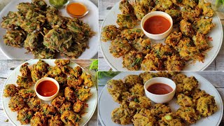 Monsoon Special Pakoda Recipe | Crispy spring onion pakoda, Palak Pakoda, Potota Onion Pakoda Recipe