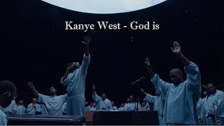 Kanye West - God is (Live Performance) + (Lyrics)