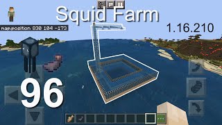 Minecraft Bedrock Tutorials(96) - How to build a Squid Farm (1.16.210)