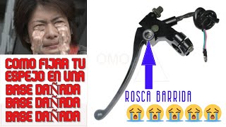 Truco para fijar tu espejo "NO GASTES"