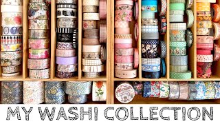 Organising My Washi Collection | How I Store My Washi Tape | Craft Room Storage Idea