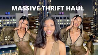 MASSIVE THRIFT HAUL: MY DREAM FALL/ WINTER WARDROBE