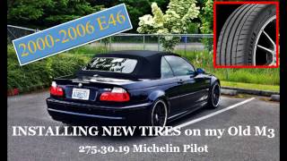 275/30/19 Michelin Pilot on M3