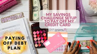 MY SAVINGS CHALLENGE PAYOFF CREDIT CARD PLAN | HOW HARD CAN IT BE? | 18 MONTH FREE FINANCING