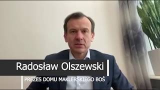 Radosław Olszewski, Prezes DM BOŚ