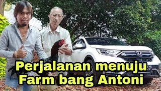 Perjalanan bang Anton PJF menuju  Farm