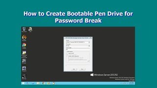 How to Create Bootable Pen Drive for Password Break