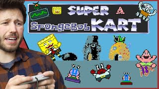 Super Sponge Kart on the SNES - Bootleg game- CrispyBoy