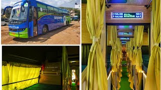 Brand new siddaganga intercity smart bus volvo b11r ac sleeper working on Bangalore to pune route