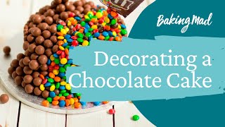 How to Decorate a Chocolate Cake | Baking Mad