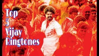 Top 5 Vijay Ringtones | Tamil Movies BGM Ringtones