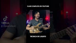 Aprende Tecnica Legato. Descarga rutina gratis en video completo en el canal 🔥🎸