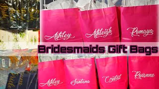 WEDDIND DIARIES EP 11: Bridesmaids Gift Bags