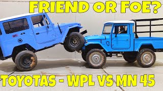 THE TOYOTAs - WPL C34 FJ40 VS MN FJ45 MODEL - FRIEND OR FOE ?