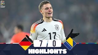 Deutschland Bosnien | 7:0 | Zusammenfassung | UEFA Nations League League 2024-25