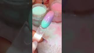 #shorts HOW TO DO OMBRE ACRYLICS FOR BEGINNERS @nail_datewithalma😍