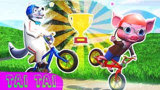 Cei trei purceluși 🐷 Bicicleta - Cântece și desene animate pentru copii | TAI TAI