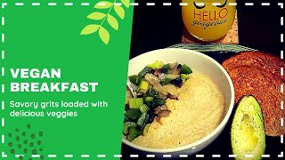 How To Make Vegan Grits (Quick Vegan Breakfast)