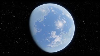 The Earth-like planet in a binary white dwarf system.