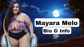 Mayara Melo: a Curvy Brazilian fashion women & Plus size model info & Biography