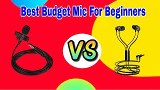 Best Budget Mic For Beginners | Mic vs Earphones | Mobspy 3.5 mm collar mic