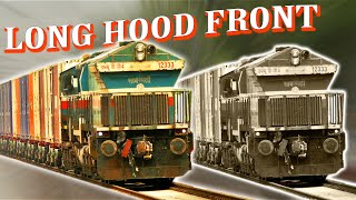 DEADLY LONG HOOD Front DIESEL and Melodious Honking !! Indian Railways