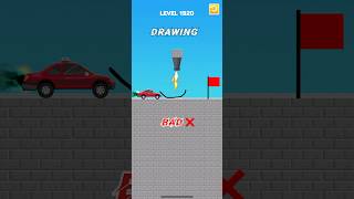 Draw bridge puzzle game level 1920 #gaming #drawing #Shorts