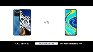 A Detailed Comparison of POCO X4 Pro 5G VS Redmi Redmi Note 9 Pro | My Smart Choice