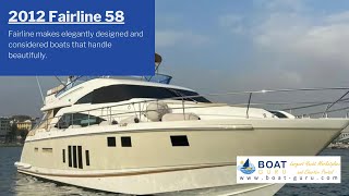 2012 Fairline 58