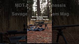 $500 Savage with MDT LSS Gen2 Chassis #MDT #shortvideo #shorts #shoot #outdoors #asmr